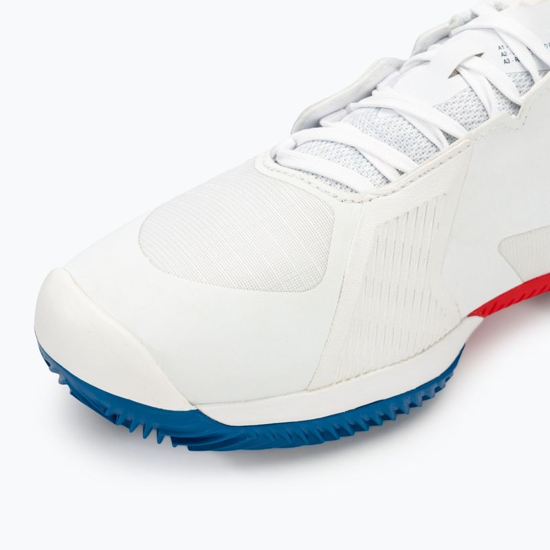 Buty do tenisa męskie Wilson Kaos Swift 1.5 Clay white/deja vu blue/wilson red 7