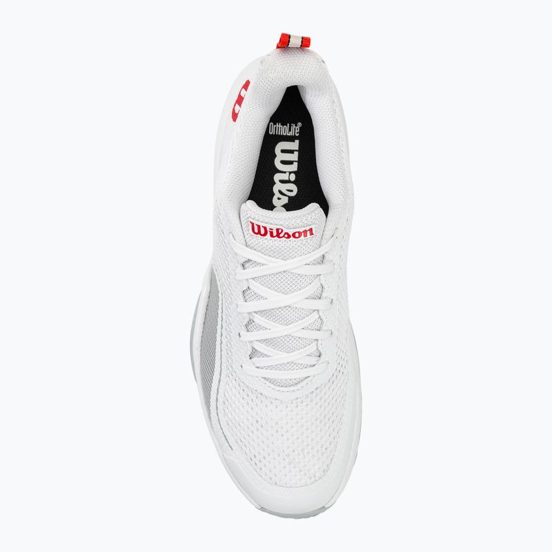 Buty do tenisa męskie Wilson Rush Pro Lite white/pearl blue/wilson red 5