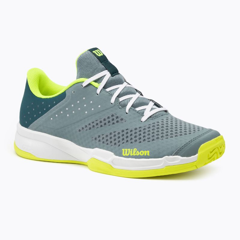 Buty do tenisa męskie Wilson Kaos Stroke 2.0 stormy sea/deep teal/safety yellow