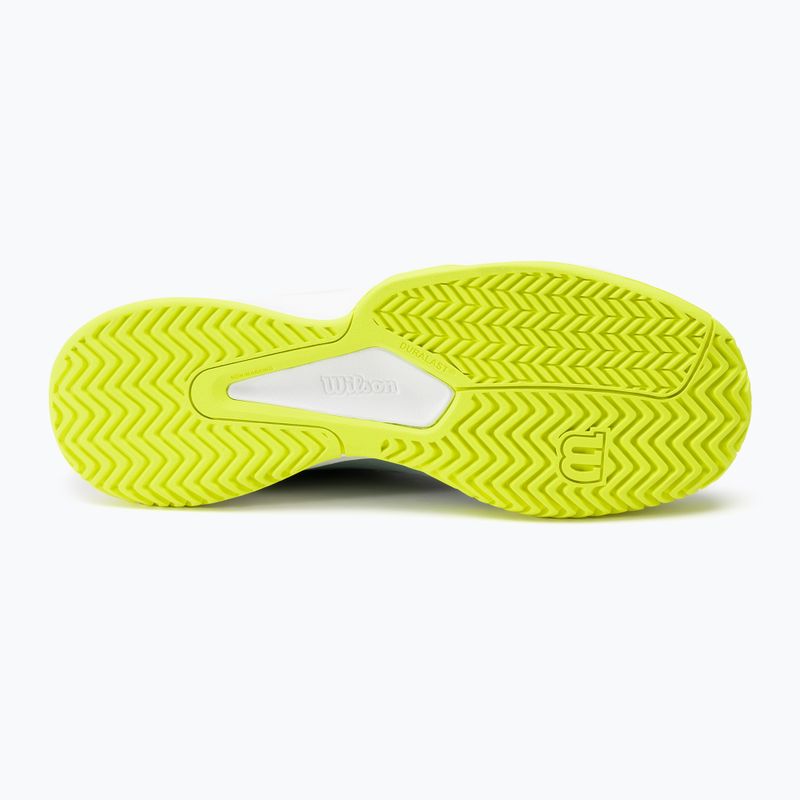 Buty do tenisa męskie Wilson Kaos Stroke 2.0 stormy sea/deep teal/safety yellow 4
