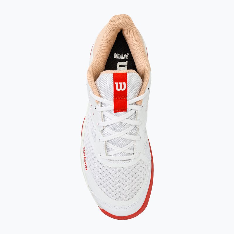 Buty do tenisa damskie Wilson Kaos Stroke 2.0 W white/peach parfait/infrared 5