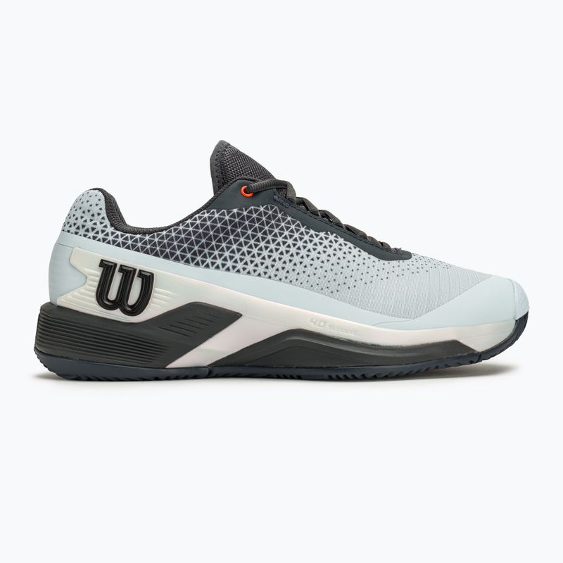 Buty do tenisa męskie Wilson Rush Pro 4.0 Shift Clay ballad blue/ebony/orange tiger 2