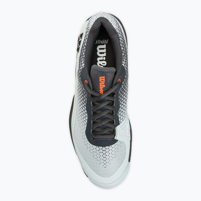 Buty do tenisa męskie Wilson Rush Pro 4.0 Shift Clay ballad blue/ebony/orange tiger 5