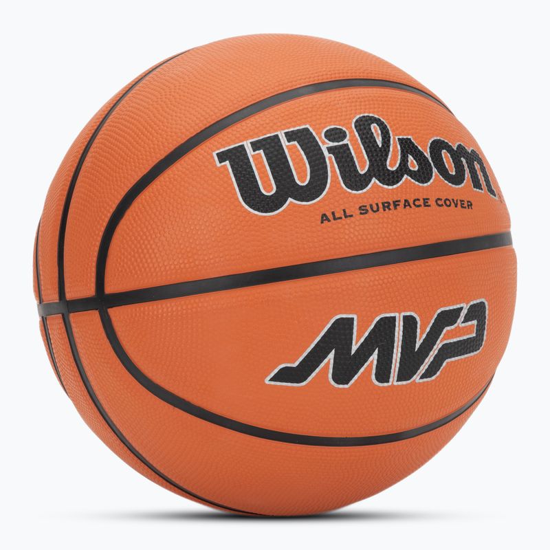 Piłka do koszykówki Wilson MVP brown rozmiar 5 2