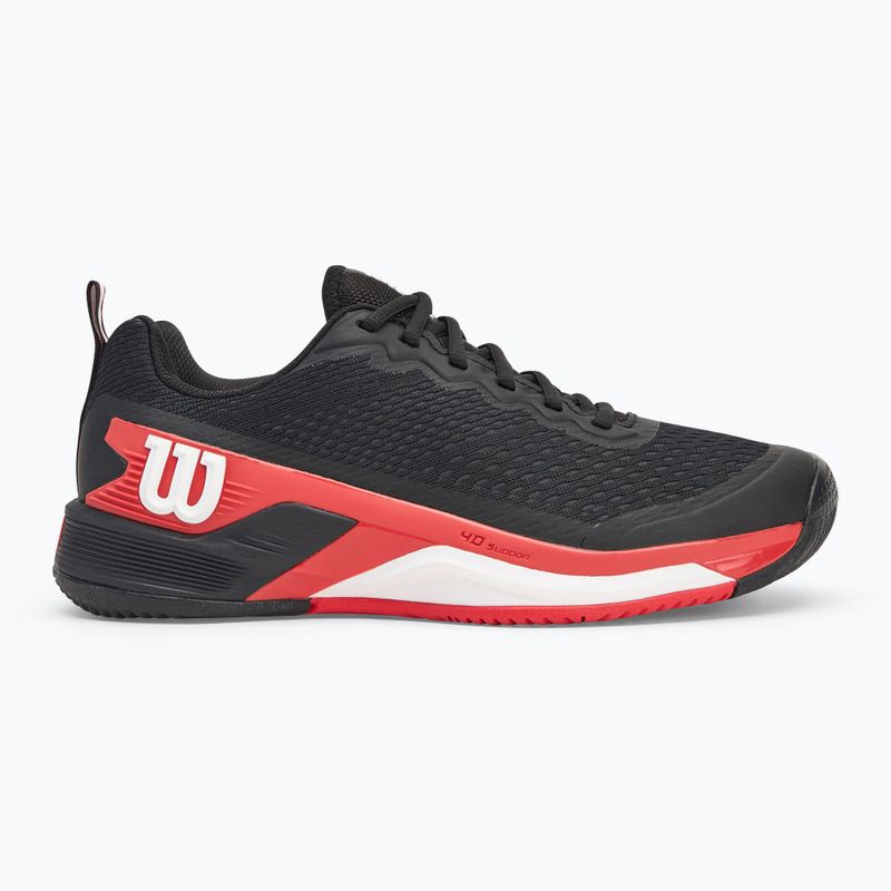 Buty do tenisa męskie Wilson Rush Pro 4.5 black/ infrared/ white 2