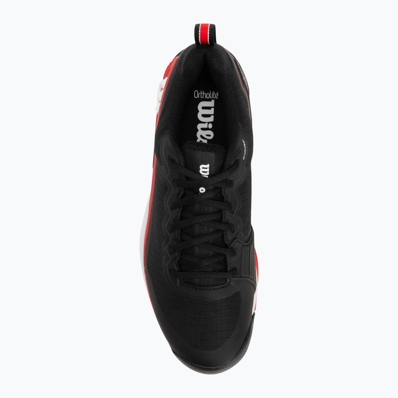Buty do tenisa męskie Wilson Rush Pro 4.5 Clay black/ infrared/ white 4