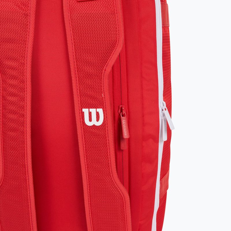 Torba tenisowa Wilson Super Tour Red Coaches Duffel red 5