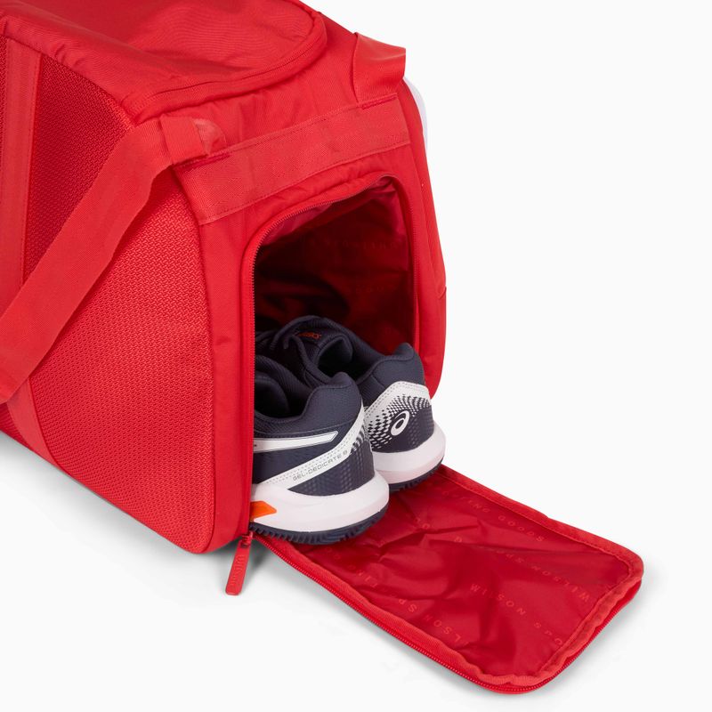 Torba tenisowa Wilson Super Tour Red Coaches Duffel red 7
