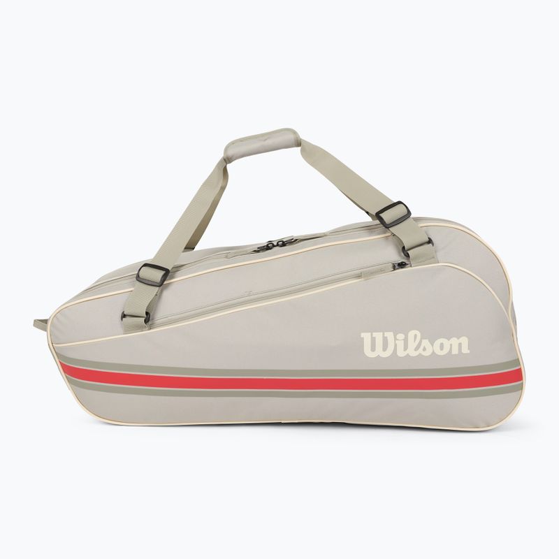 Torba tenisowa Wilson Team 6PK oatmilk