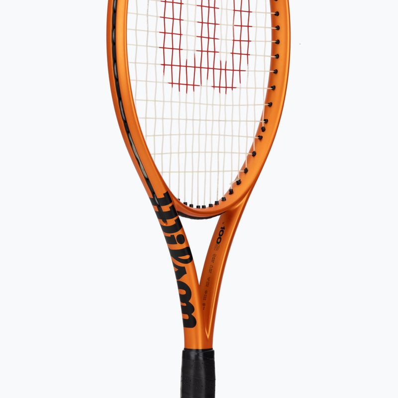 Rakieta tenisowa Wilson Burn 100S V6 orange 4