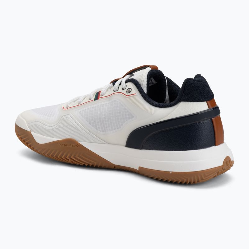 Buty do tenisa męskie Wilson Rush Pro 5 Clay white/navy blazer/gum 3