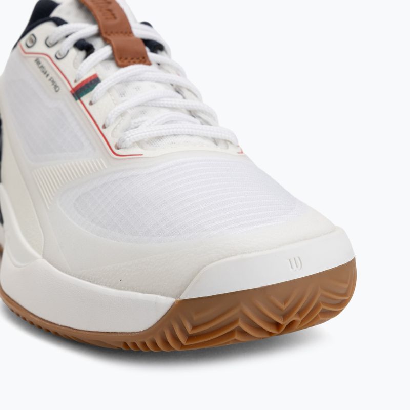 Buty do tenisa męskie Wilson Rush Pro 5 Clay white/navy blazer/gum 7
