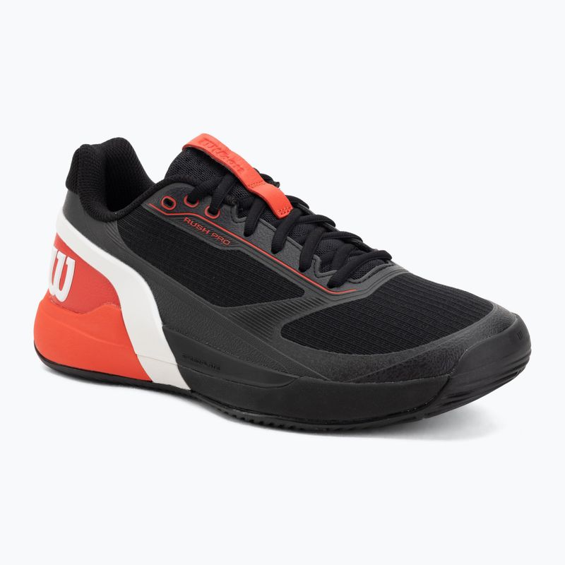 Buty do padla męskie Wilson Rush Pro 5 black/infrared/white
