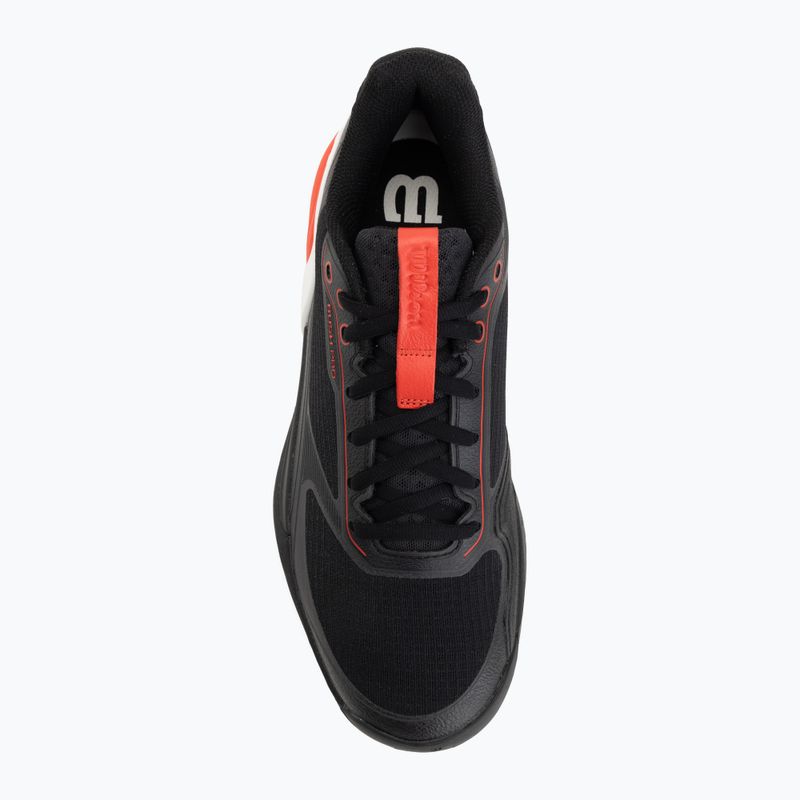 Buty do padla męskie Wilson Rush Pro 5 black/infrared/white 5