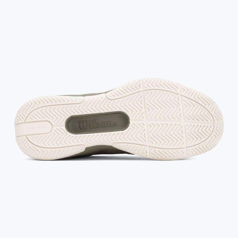 Buty do tenisa męskie Wilson Rush Pro 5 vetiver/tofu/caramel cafe 4