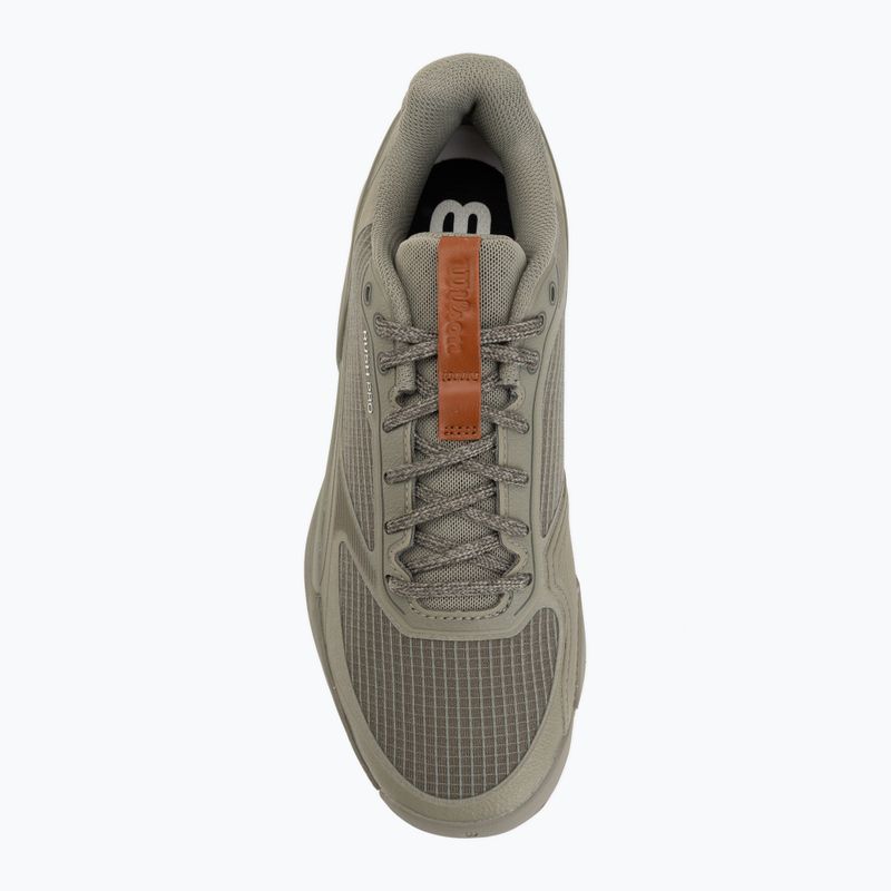 Buty do tenisa męskie Wilson Rush Pro 5 vetiver/tofu/caramel cafe 5