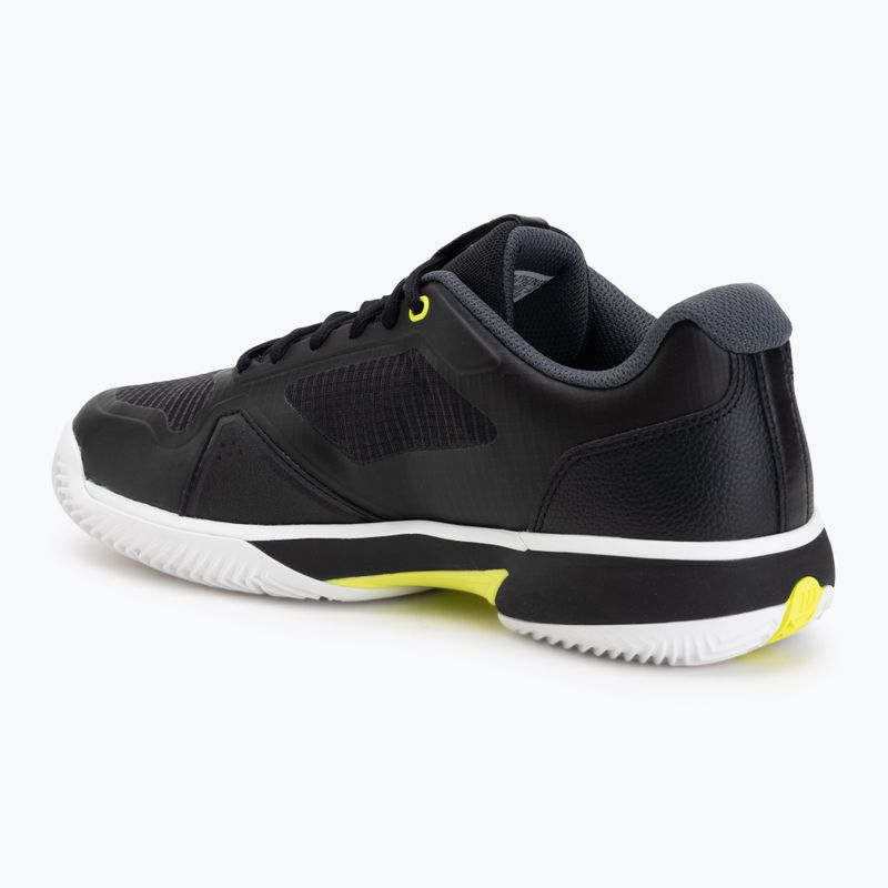 Buty do tenisa męskie Wilson Rush Lite 5 Clay black/white/safety yellow 3