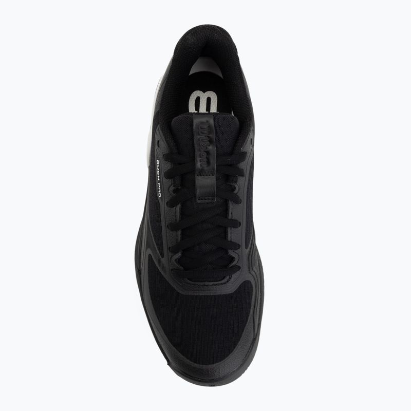 Buty do tenisa męskie Wilson Rush Pro 5 black/white/stormy weather 5