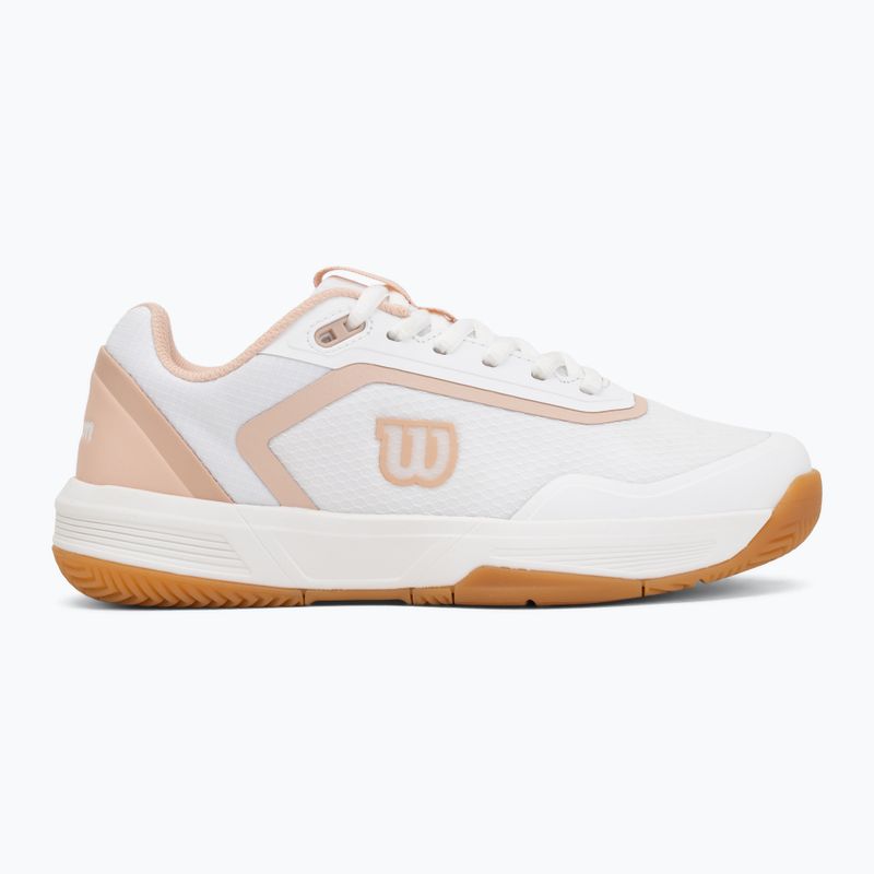 Buty do tenisa damskie Wilson Courtglide white/cameo rose/gum 2