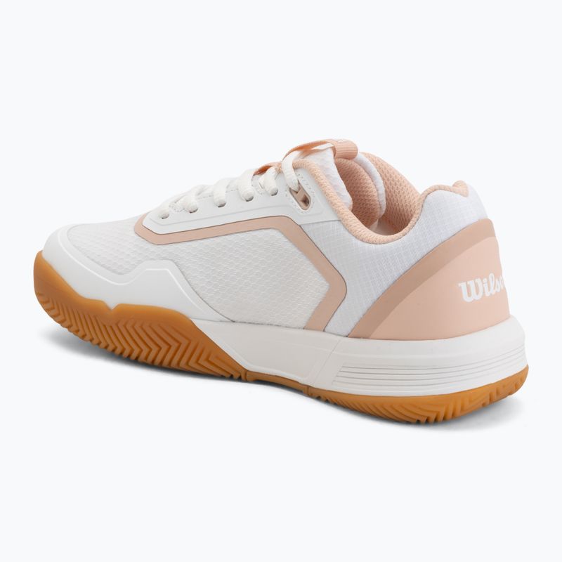 Buty do tenisa damskie Wilson Courtglide white/cameo rose/gum 3