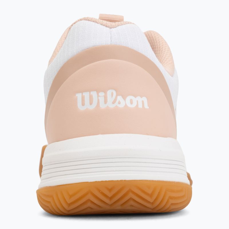 Buty do tenisa damskie Wilson Courtglide white/cameo rose/gum 6