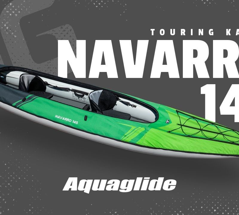 Kajak pompowany 2-osobowy Aquaglide Navarro 145 437 cm 9