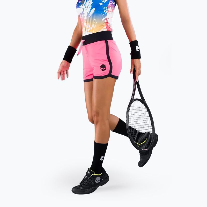 Spodenki tenisowe damskie HYDROGEN Tech fluo fuchsia 2