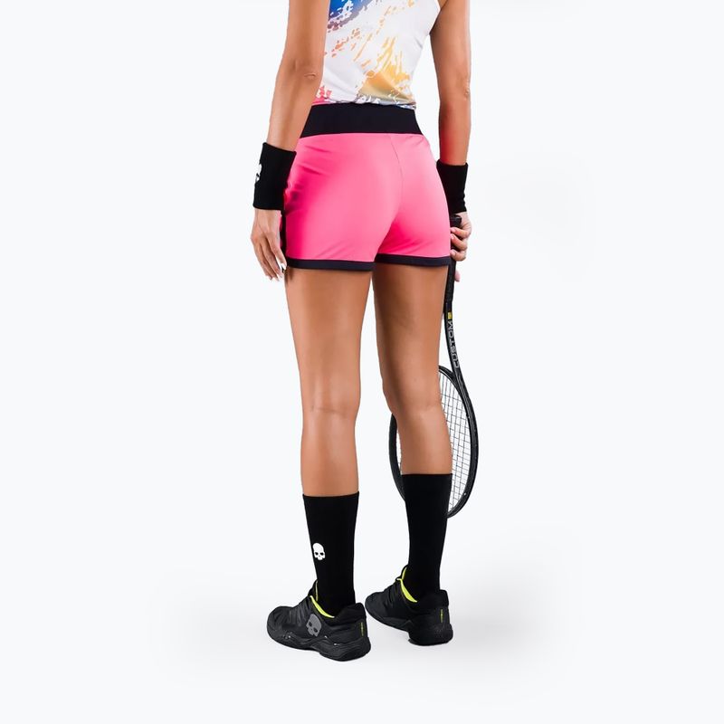 Spodenki tenisowe damskie HYDROGEN Tech fluo fuchsia 3