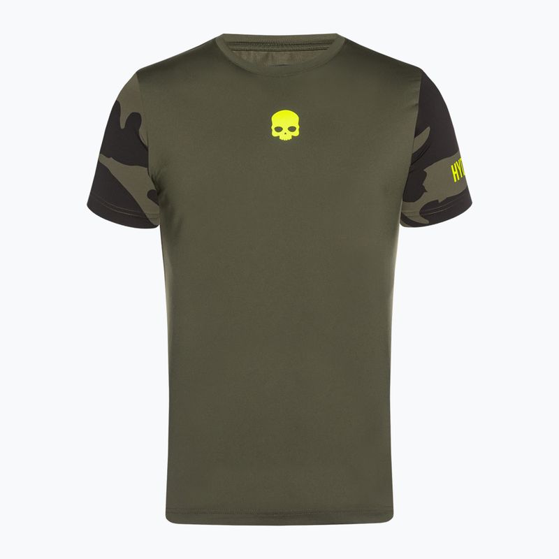 Koszulka tenisowa męska HYDROGEN Camo Tech green 4