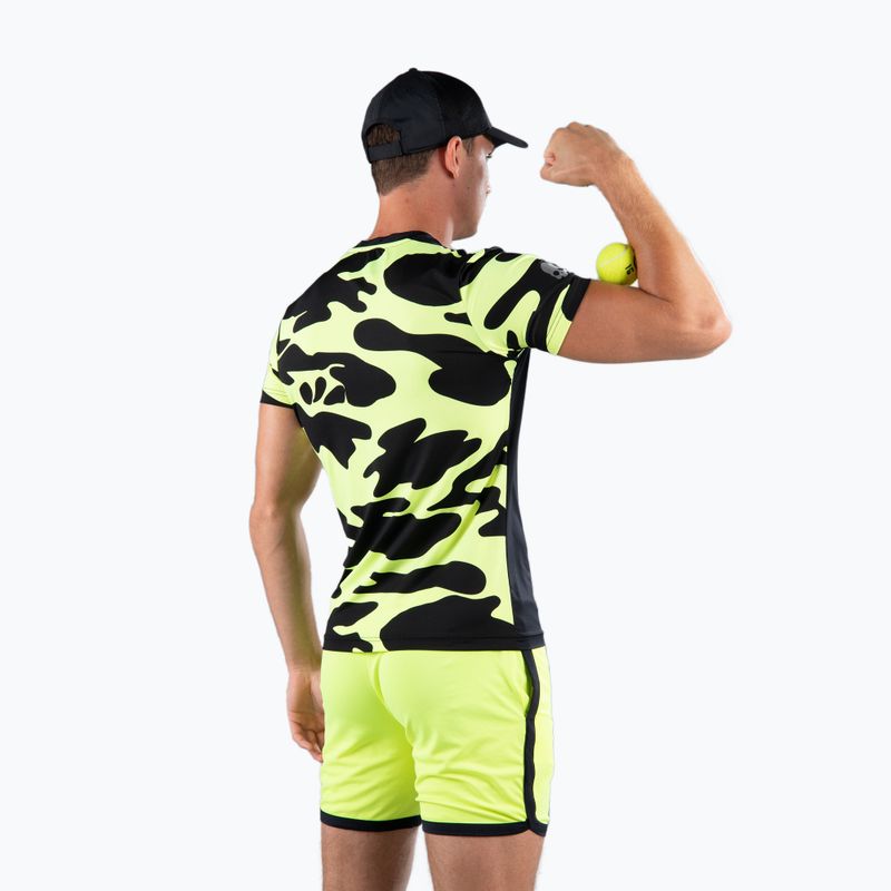 Koszulka tenisowa męska HYDROGEN Camo Tech yellow 3