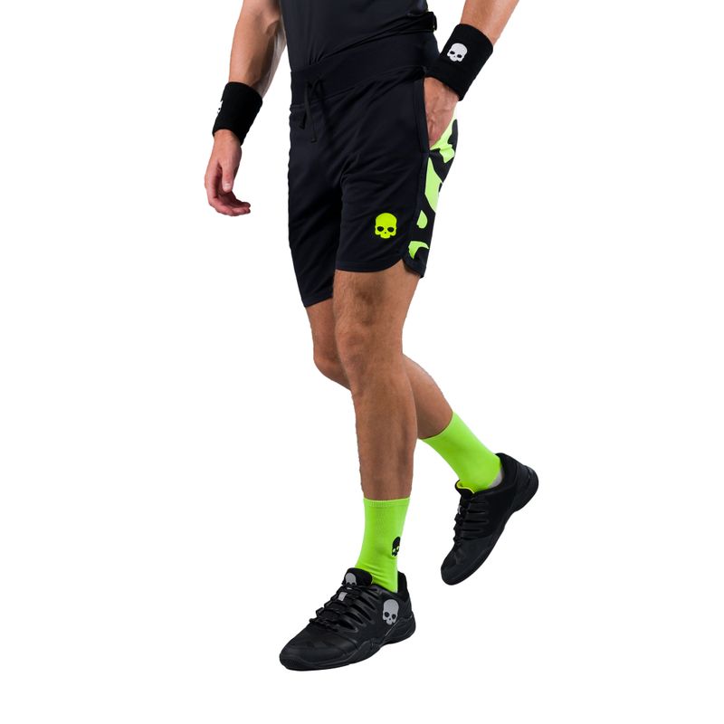 Spodenki tenisowe męskie HYDROGEN Camo Tech yellow
