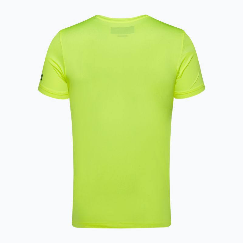 Koszulka tenisowa męska HYDROGEN Basic Tech Tee fluorescent yellow 5