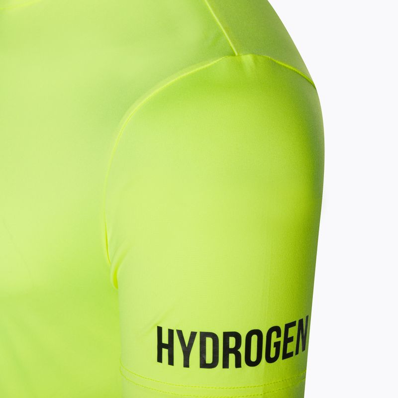 Koszulka tenisowa męska HYDROGEN Basic Tech Tee fluorescent yellow 6