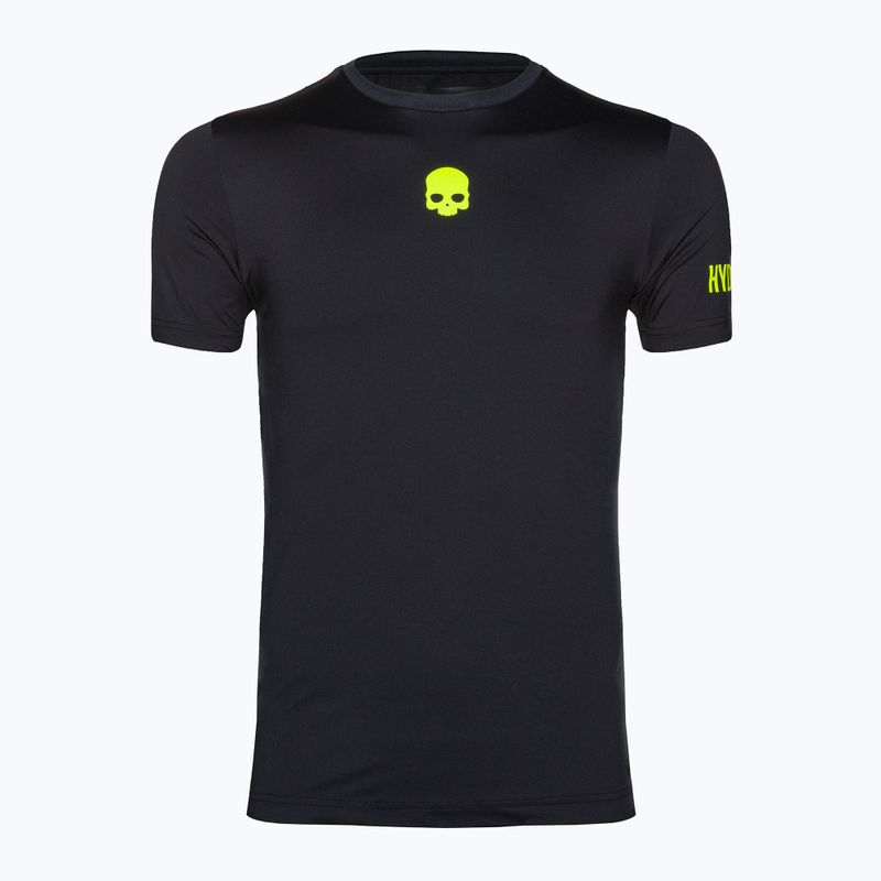 Koszulka tenisowa męska HYDROGEN Panther Tech Tee black/yellow 5