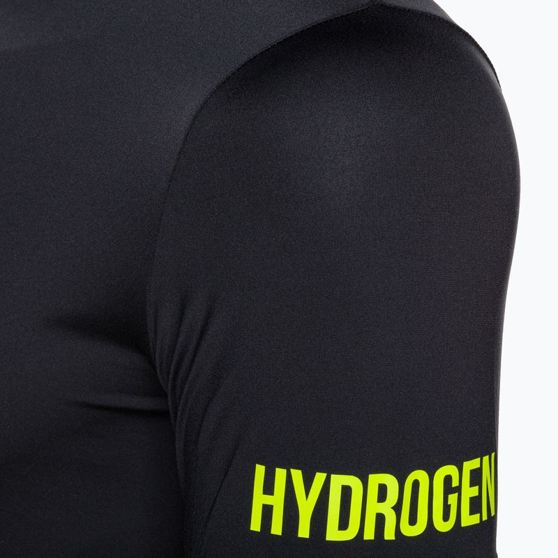 Koszulka tenisowa męska HYDROGEN Panther Tech Tee black/yellow 8