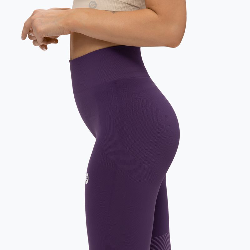 Legginsy treningowe damskie Gym Glamour Ombre violet 5