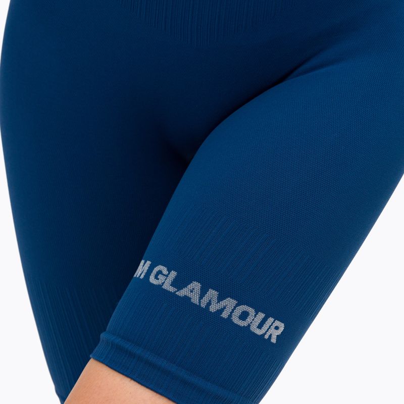 Spodenki treningowe damskie Gym Glamour Push Up classic blue 4