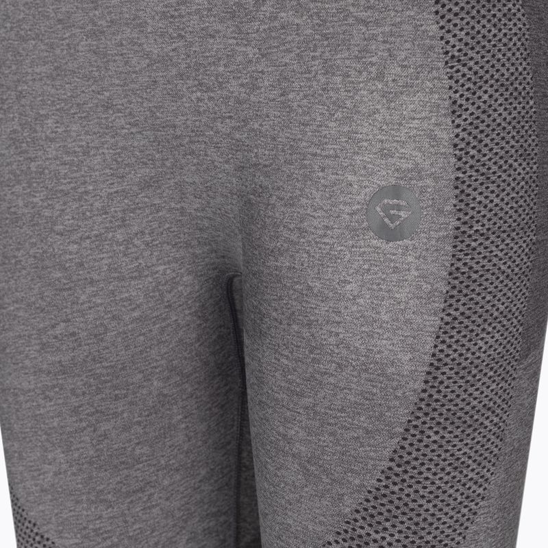 Legginsy treningowe damskie Gym Glamour Fusion light grey 8