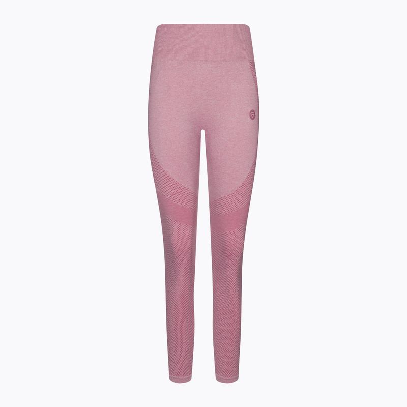 Legginsy treningowe damskie Gym Glamour Fusion pink 6