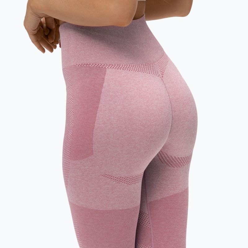 Legginsy treningowe damskie Gym Glamour Fusion pink 5