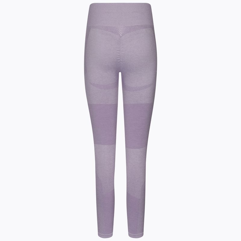 Legginsy treningowe damskie Gym Glamour Fusion lavender 7
