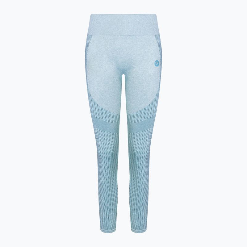 Legginsy treningowe damskie Gym Glamour Fusion blue 6
