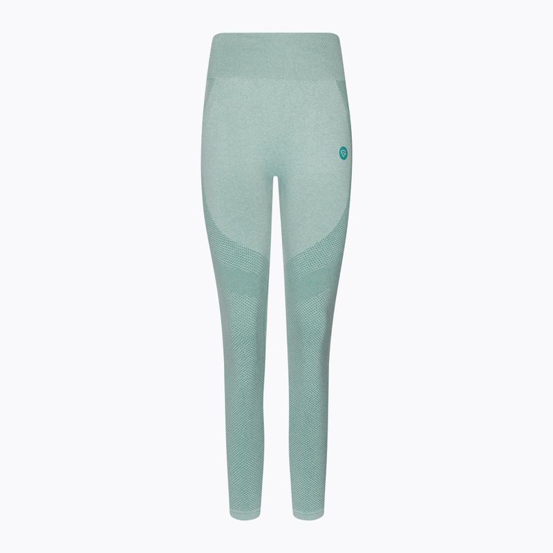 Legginsy treningowe damskie Gym Glamour Fusion green 6