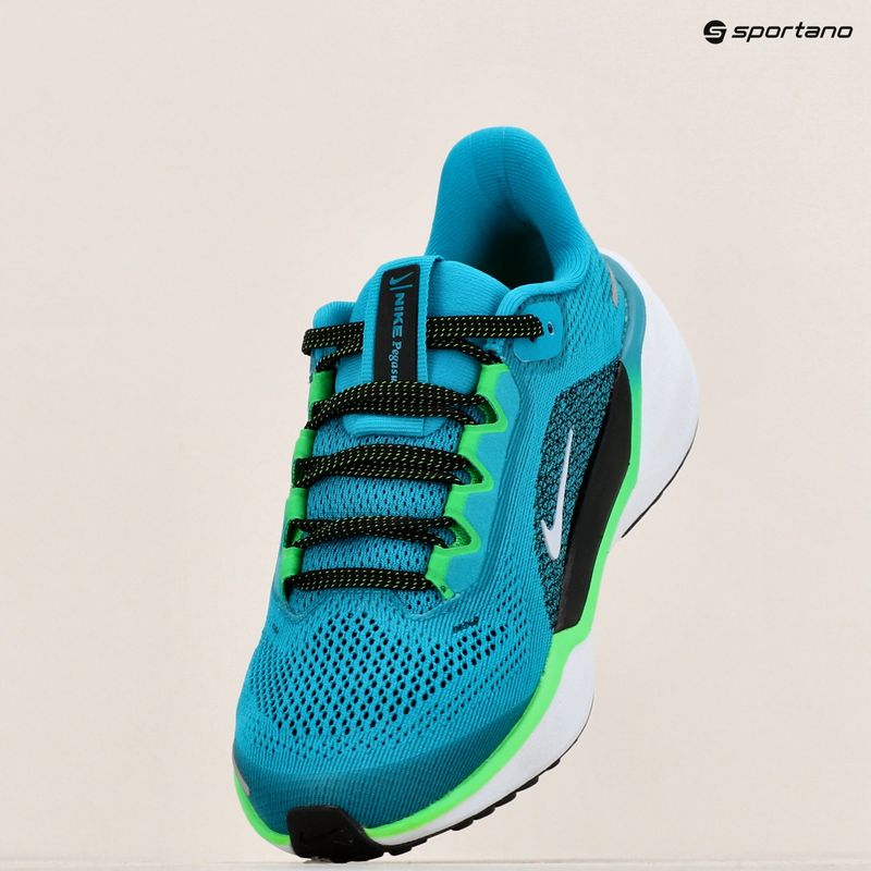 Buty do biegania dziecięce Nike Pegasus 41 aquamarine/black/green strike/football grey 9
