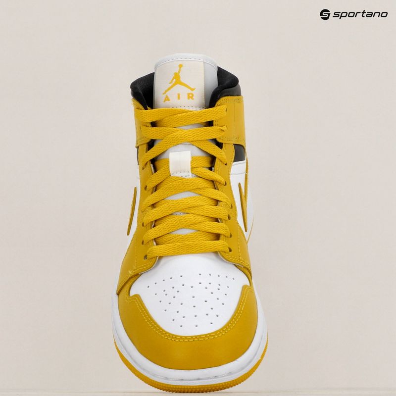 Buty damskie  Air Jordan 1 Mid white/black/vivid sulfur 9