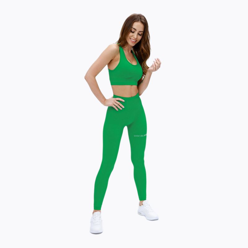 Biustonosz treningowy Gym Glamour Push Up jungle 2