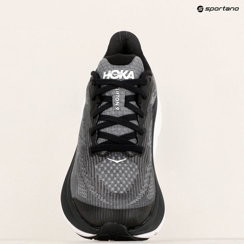 Buty do biegania dziecięce HOKA Clifton 9 black/white 9