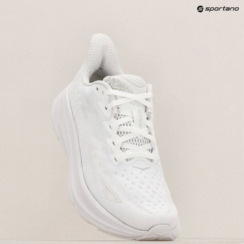 Buty do biegania damskie HOKA Clifton 9 white/white 9