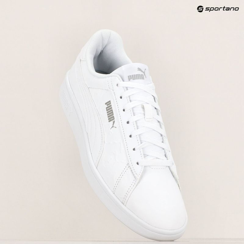 Buty PUMA Smash 3.0 Superlogo puma white/smokey gray 9