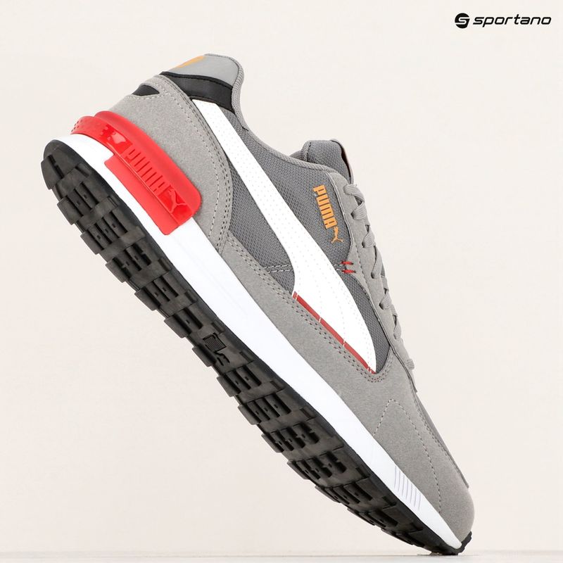 Buty PUMA Graviton stormy slate/puma white/club red/ginger tea 8